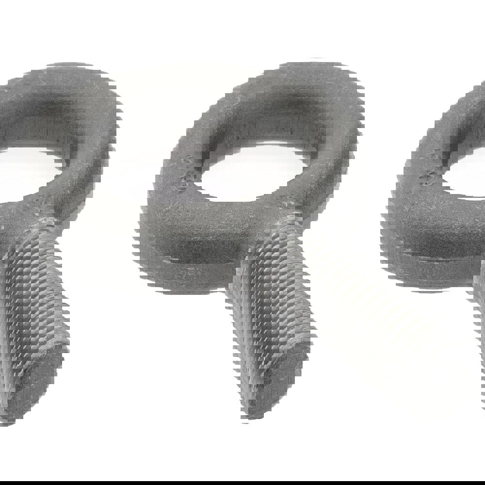 Fixed Lifting Eye Bolt: Without Shoulder, 4,000 lb Capacity, 5/8-11 Thread, Grade 1030 Steel